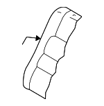 GEG18840130 - Body: Seat Back Cover for Mazda: 6 Image