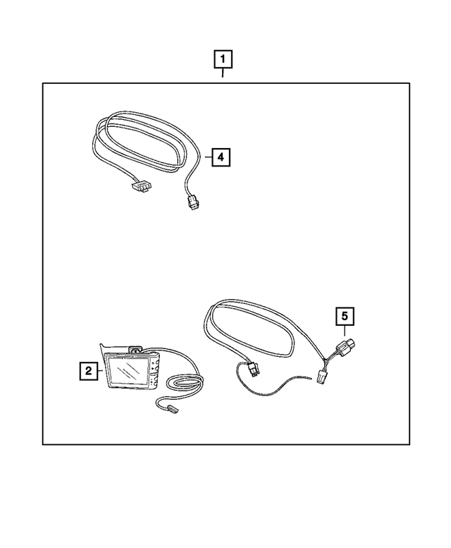 « 68166536AB – Mopar Accessories - Component Parts : Affichage Miroir pour Mopar Image »