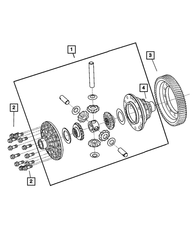 5069059AA - NVG Manual Transaxle 5 Speed: Differential Drive Gear for Mopar Image image