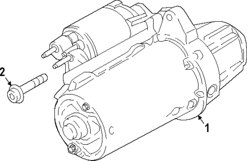 Starter for 2025 Porsche Panamera #1