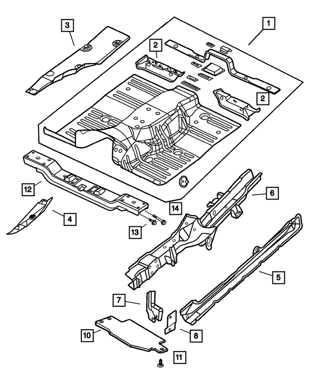 55135802AC - : Body Side Sill, Right for Mopar Image