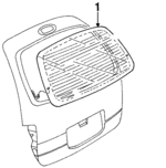 XF2Z1642006AB - : Lift Gate Glass for Ford: Windstar Image