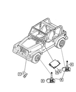 5026117AC - : Intrusion Module Sensor, Export for Jeep: Wrangler Image