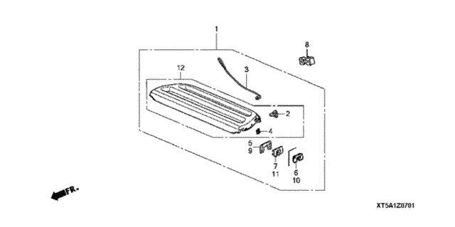 Cargo Cover for 2016 Honda Fit #0
