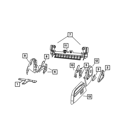 Front Seats - Adjusters, Recliners, Shields and Risers for 2010 Dodge Nitro #1