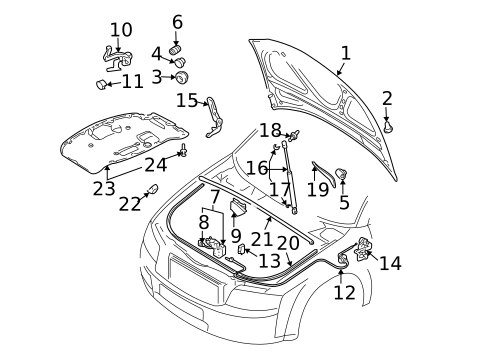 Door & Components for 2007 Audi A4 Quattro #3