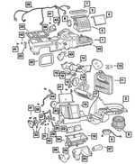 5101785AA - Air Conditioning &amp; Heater: Heater And A/c Unit Case for Mopar Image