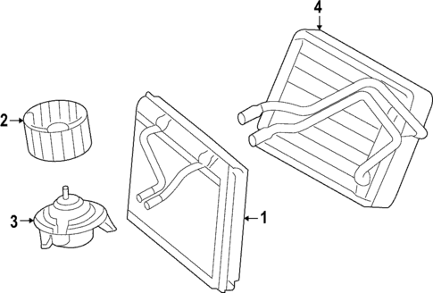Evaporator Components for 2005 Ford Freestyle #0
