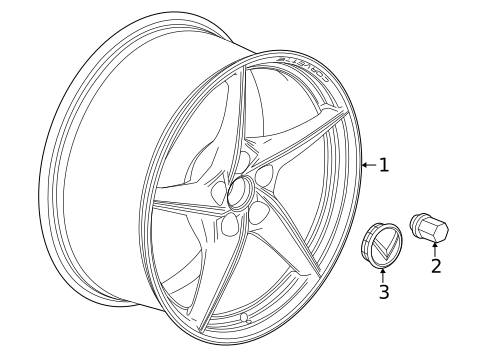 Wheel for 2025 Chevrolet Corvette #0