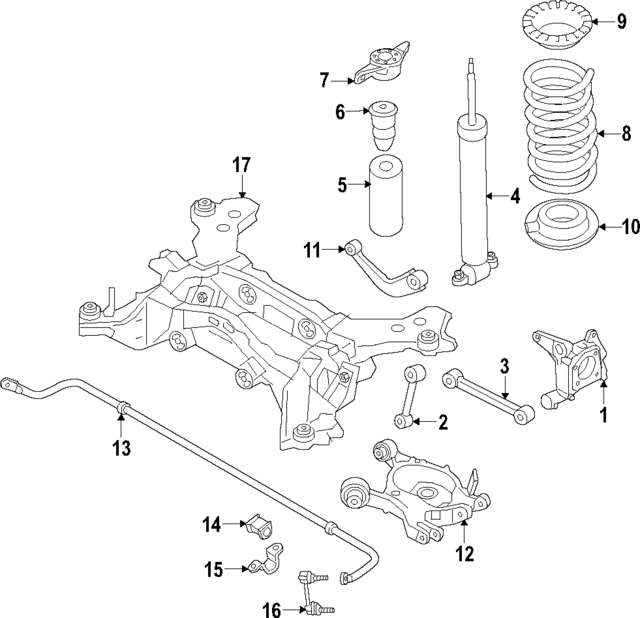 HG9Z5K898B - Suspension: Trailing Arm for Ford: Fusion | Lincoln: MKZ Image