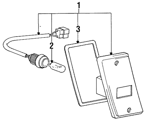 Side Marker Lamps for 1984 Dodge Colt #0
