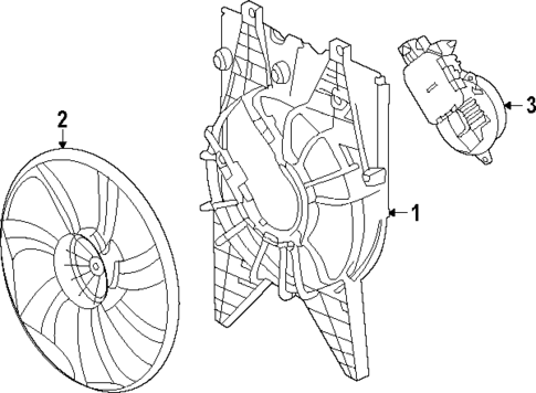 Condenser Fan for 2025 Acura MDX #0