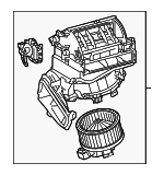8713012581 - HVAC: Blower Assembly for Toyota Image