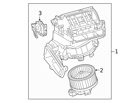 Blower Motor & Fan for 2017 Toyota Corolla iM #0