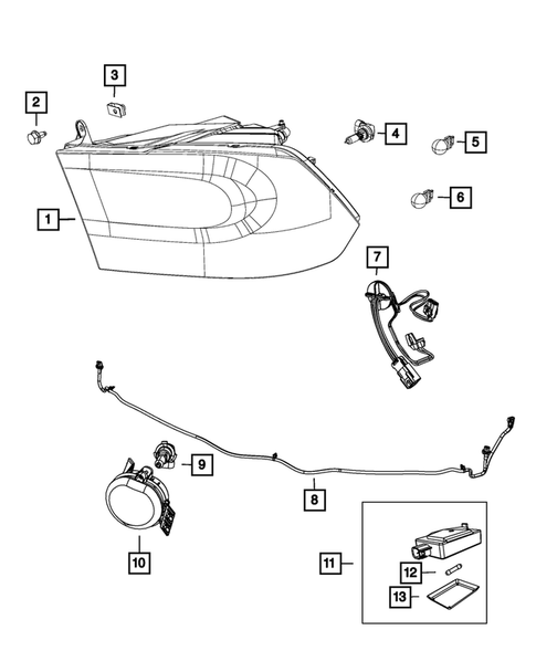 Lamps-Interior and Exterior for 2016 Ram 2500 #1