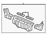 66100SLNA00ZZ - Body: Panel Below Gate for Honda: Fit Image