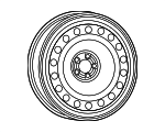 5270040AB - Suspension: Spare Wheel for Dodge: Dart Image