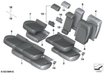 52205B4B1C8 - Seats: Foam Section, Seat for Mini: Countryman SE ALL4 Image image