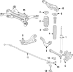 526113A0A51 - Suspension: Shock Absorber for Honda: CR-V Image