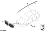 51137931236 - : Grille Front for BMW Image