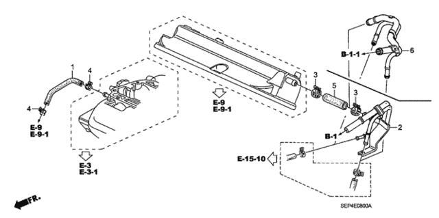 Breather Tube for 2004 Acura TL #0