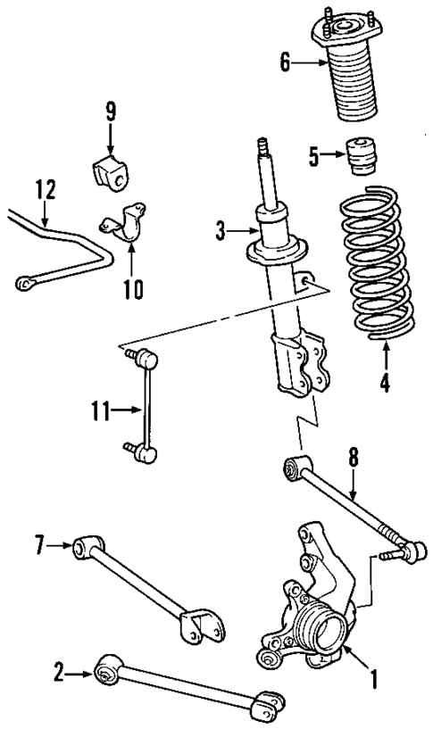 Rear Suspension for 2003 Toyota MR2 Spyder #1