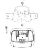 1VS251X9AD - : Overhead Console for Mopar Image