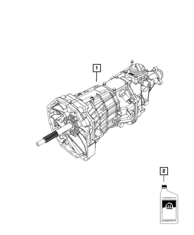 68206482AI - TR6060; 6-Speed; Manual Transmission: Transmission for Mopar Image