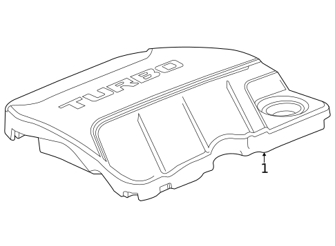 Engine Appearance Cover for 2024 Buick Encore GX #0