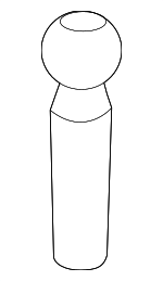 51497376350 - Body: Rear Section Pin for BMW Image