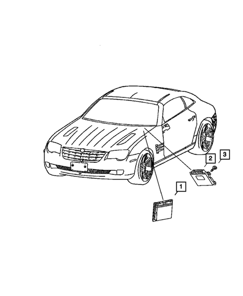 Single Board Engine Controllers for 2008 Chrysler Crossfire #0