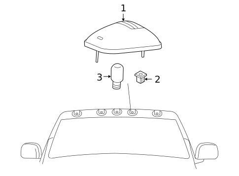 Roof Lamps for 2004 Dodge Ram 1500 #0