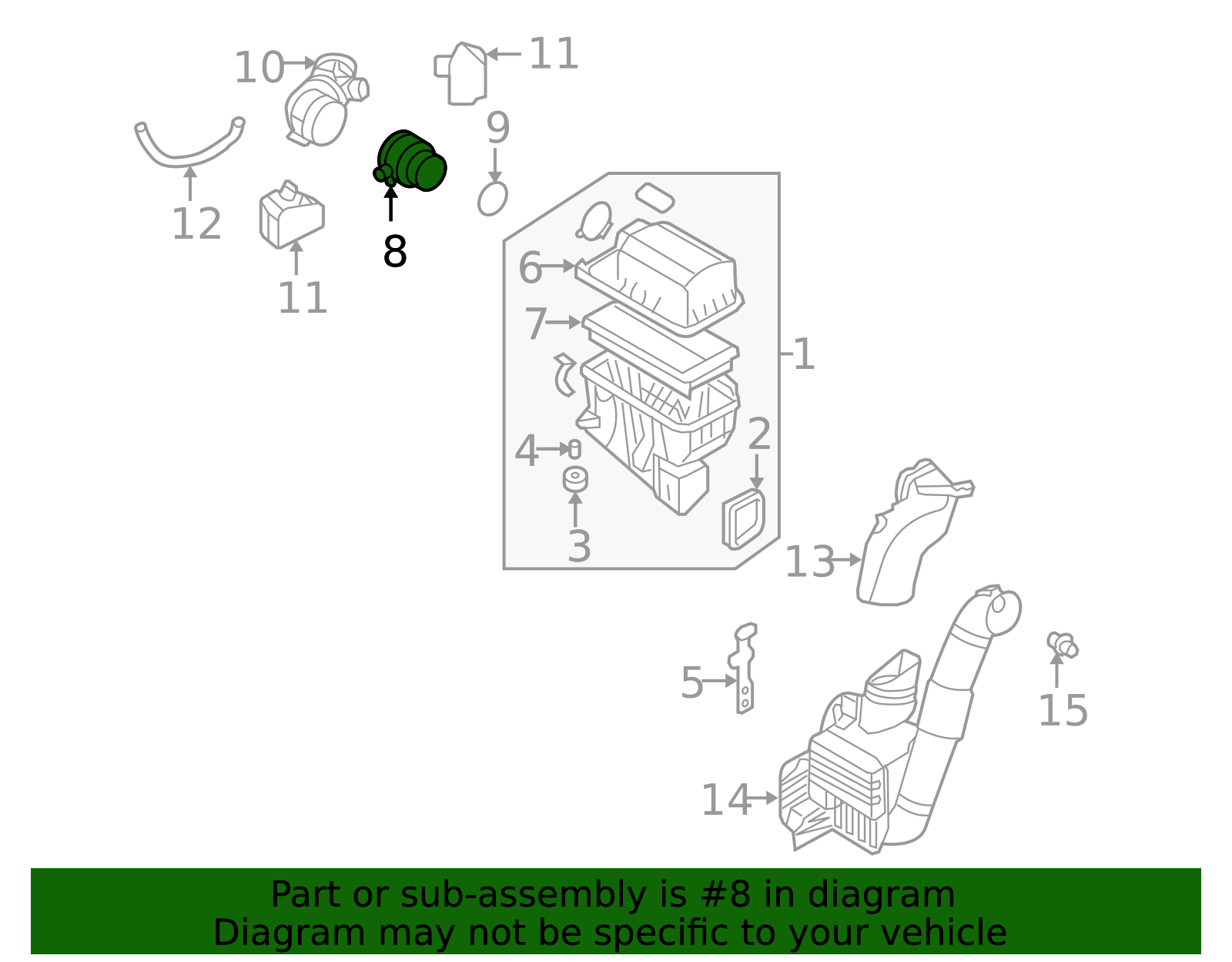 2006-2014 Kia Mass Air Flow Sensor 28164-3C100 | Kia Parts Online