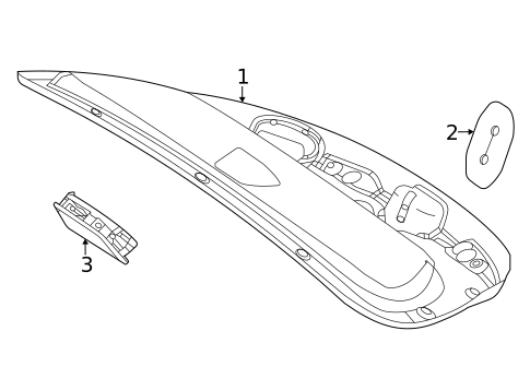 Interior Trim - Trunk for 2021 Mercedes-Benz AMG&reg; GT C #0