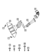 6513383AA - 3.6L Gas; Engine: Hex Flange Head Lock Bolt for Mopar Image
