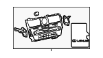 861400E180 - Body: Receiver for Lexus: RX350, RX450h Image
