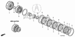 22539RJF003 - Transmission - Automatic: SPRING, CLUTCH DISK for Acura Image