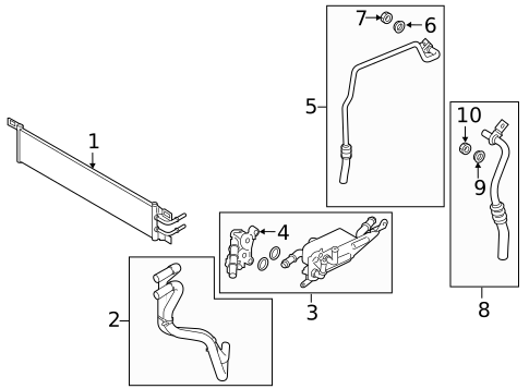 Trans Oil Cooler for 2025 Ford Bronco Sport #0