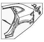 2946309500 - Body: Quarter Panel Assembly for Mercedes-Benz Image