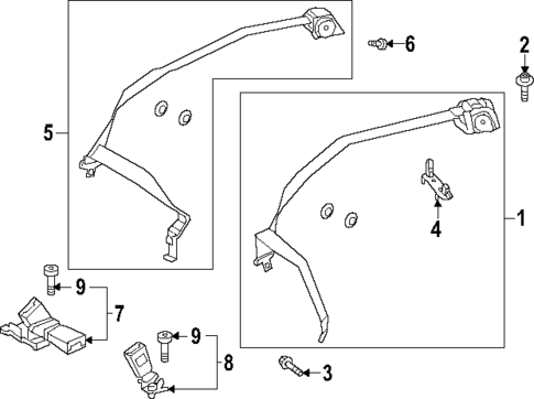 Seat Belt for 2025 Mercedes-Benz EQS AMG #0