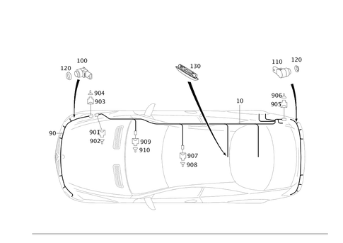Parktronic System (Pts) for 2012 Mercedes-Benz CL600 #0