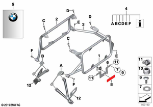                                     Set mounting parts for case porter
                                