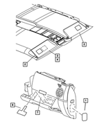 5170020AA - Labels All Vehicle Locations: Air Bag Warning Label for Chrysler: 300, 300M, Concorde, PT Cruiser, Sebring, Town &amp; Country | Dodge: Caliber, Charger, Grand Caravan, Intrepid, Journey, Magnum, Neon, Nitro, Ram 1500, Ram 2500, Ram 3500, Stratus | Jeep: Compass, Grand Cherokee, Liberty, Patriot, Wrangler | Ram: 1500 Image