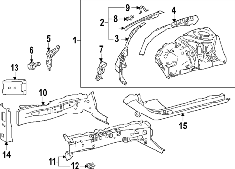 Structural Components & Rails for 2025 Toyota GR Corolla #0