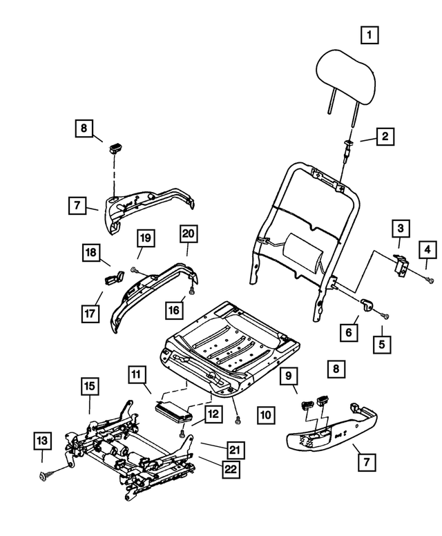 QP36DX9AE - Interior Trim: Heated Seat Switch for Mopar Image
