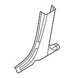 6E5Z5424346BC - Body: Lower Center Pillar Trim for Lincoln: MKZ, Zephyr Image