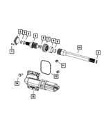 6509922AA - Front Axle; Corporate 205 MM Heavy Duty; Differential and Drive Line: Hex Flange Head Tapping Screw, Mounting for Dodge: Ram 1500 | Ram: 1500 Image