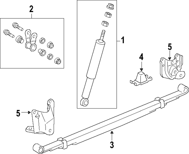 482100C260 - : Leaf Spring for Toyota Image