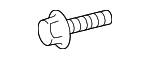 9015960215 - Body: License Bracket Bolt for Scion: tC, xA | Toyota: 4Runner, Avalon, Celica, Land Cruiser, Matrix, Paseo, Prius, RAV4 Image