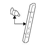 678650C010 - Body: Weatherstrip for Toyota: Sequoia, Tundra Image